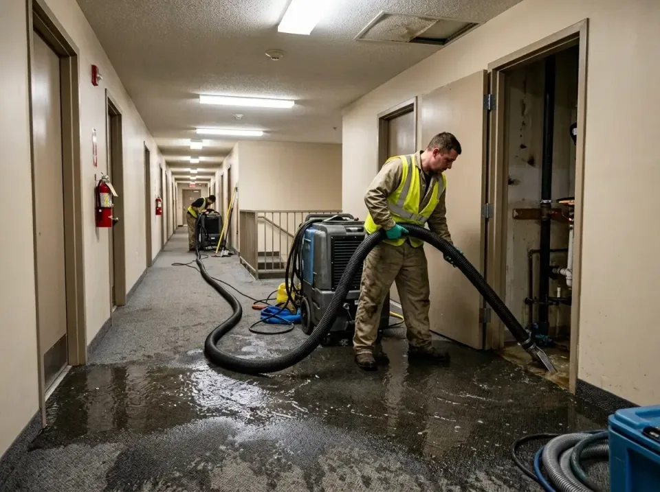 multi-unit-apartment-hallway-f-005 — frequently asked questions, Emergency Burst Pipe Water Extraction & Removal in Nellis A…